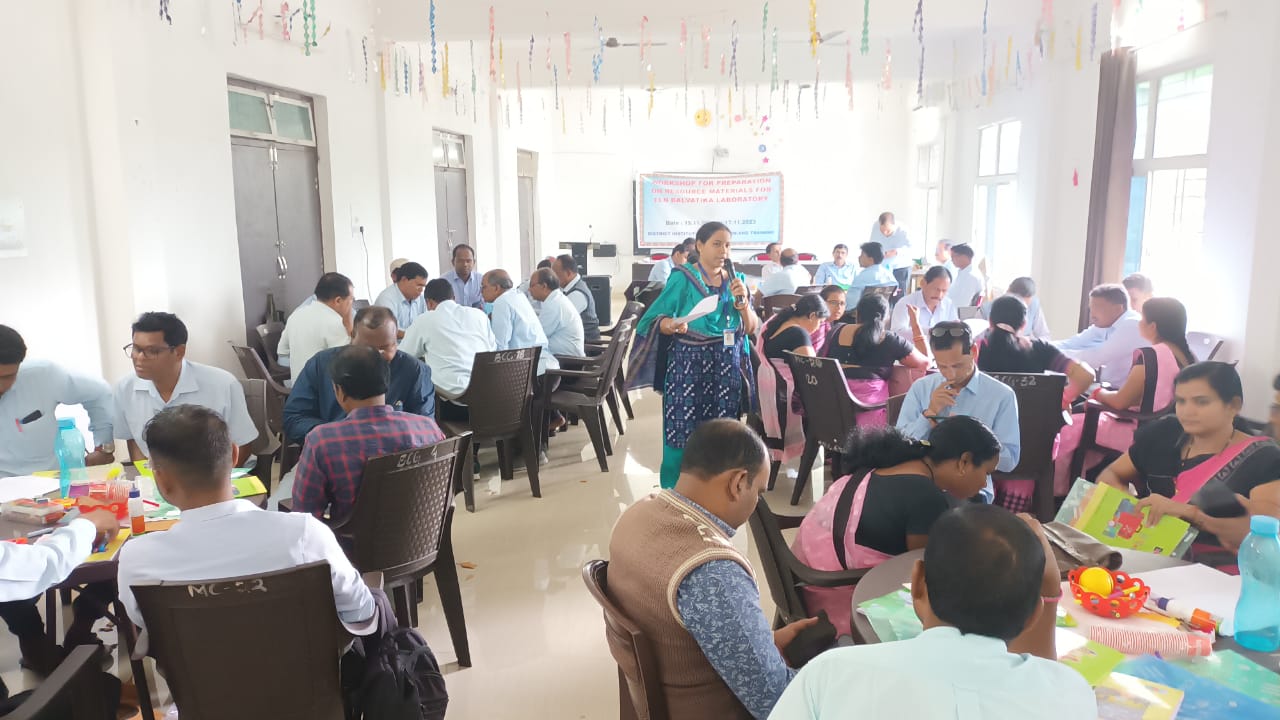 Workshop on Preparation, Review and Finalization of FLN Materials for FLN Balvatika Laboratory at DIET Bargarh.