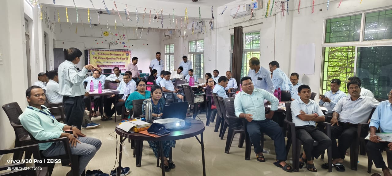 Workshop on preparation of NAS pattern questions for class III, VI, IX