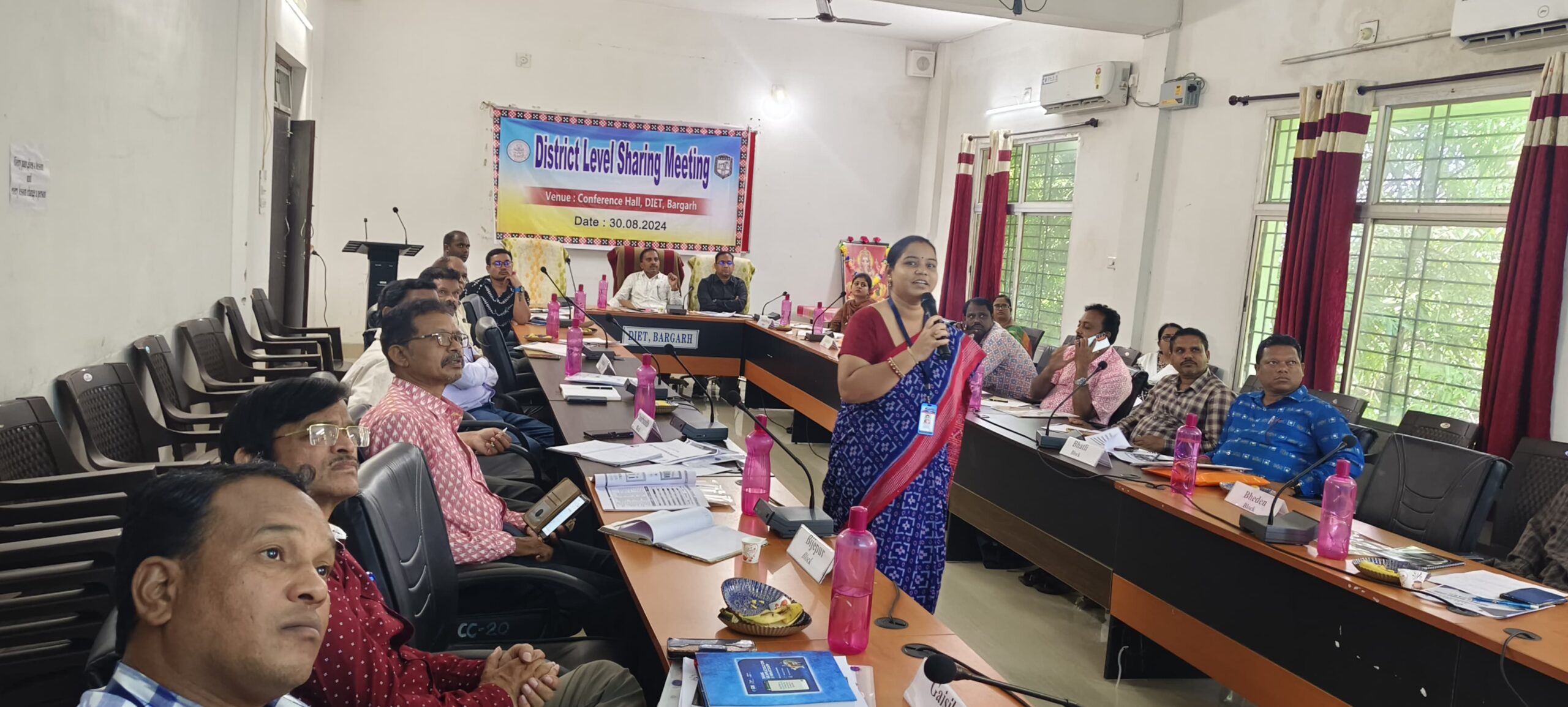 District sharing meeting with District and Block Education officers